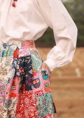 Irene Patchwork Skirt